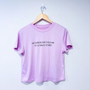 NOBO Pink pajama t-shirt | Cozy loungewear | Medium